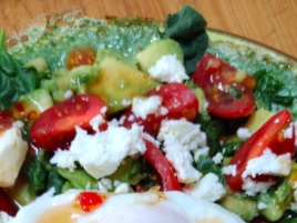 Clătită Veggie din Spanac cu Avocado